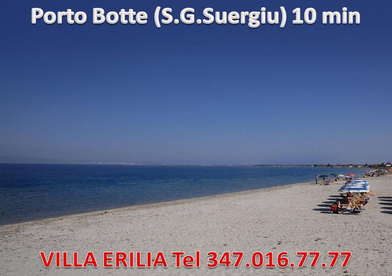 Villa Erilia San Giovanni Suèrgiu Exteriér fotografie