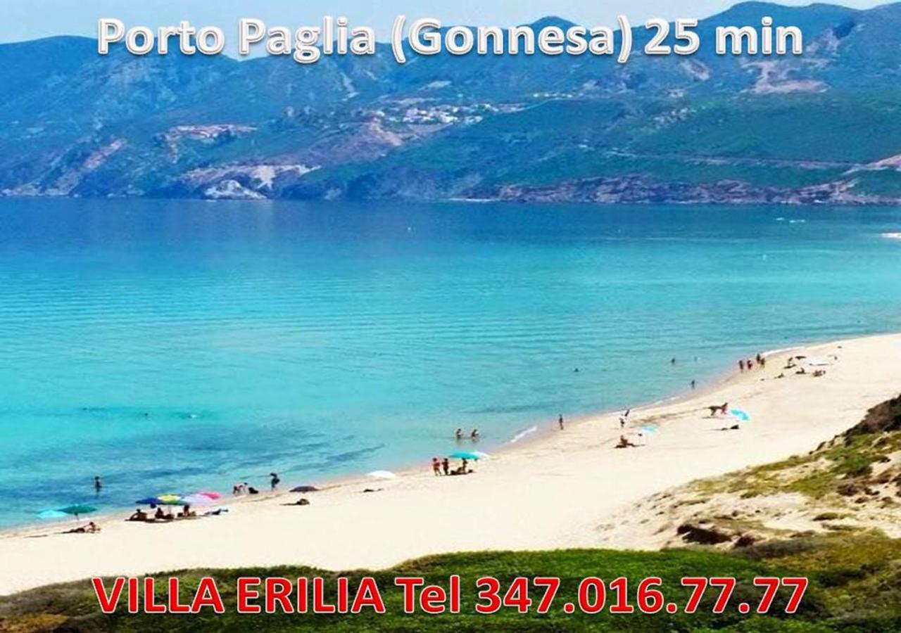 Villa Erilia San Giovanni Suèrgiu Exteriér fotografie